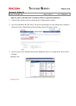 Предварительный просмотр 115 страницы Ricoh Streamline NX Technical Bulletin