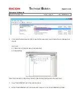 Предварительный просмотр 116 страницы Ricoh Streamline NX Technical Bulletin