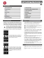 Preview for 3 page of Ricoh StreamPunch Pro Operation & Instruction Manual