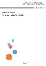 Предварительный просмотр 1 страницы Ricoh TCRU/ORU Troubleshooting Manual