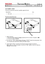 Preview for 87 page of Ricoh TH-C1 Technical Bulletin