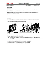 Preview for 95 page of Ricoh TH-C1 Technical Bulletin