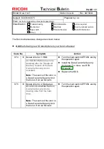 Preview for 116 page of Ricoh TH-C1 Technical Bulletin