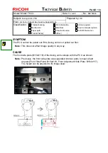 Preview for 145 page of Ricoh TH-C1 Technical Bulletin