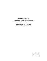 Ricoh TH-C1b Service Manual preview