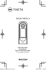 Preview for 1 page of Ricoh THETA X Quick Start Manual