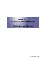 Ricoh V-C3 D081 Field Service Manual предпросмотр