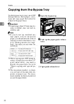 Предварительный просмотр 28 страницы Ricoh VB2807800 Operating Instructions Copy Reference