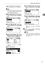 Предварительный просмотр 31 страницы Ricoh VB2807800 Operating Instructions Copy Reference