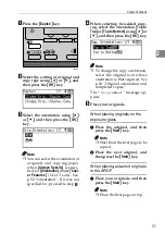 Предварительный просмотр 37 страницы Ricoh VB2807800 Operating Instructions Copy Reference