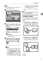 Предварительный просмотр 39 страницы Ricoh VB2807800 Operating Instructions Copy Reference