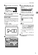 Предварительный просмотр 41 страницы Ricoh VB2807800 Operating Instructions Copy Reference