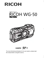 Ricoh WG-50 Start Manual preview