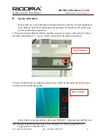 Preview for 4 page of Ricoma TCS0601-TS Instruction Manual