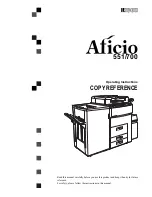 Ricon Aficio 551 Copy Reference Manual preview