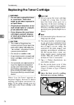 Preview for 81 page of Ricon LASER AP1600 Operating Instructions Manual