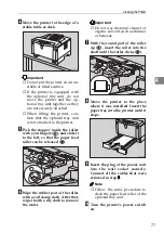 Preview for 88 page of Ricon LASER AP1600 Operating Instructions Manual