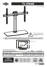 Предварительный просмотр 9 страницы ricoo F307-XL Installation Manual