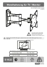 Предварительный просмотр 1 страницы ricoo S1822 Installation Manual