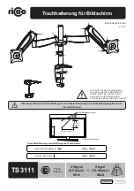 ricoo TS3111 Installation Manual предпросмотр