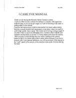 Preview for 2 page of ricsonix Camlynx Operational User Manual