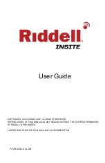 Riddell InSite User Manual preview