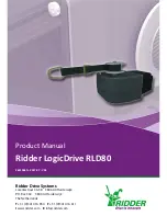 Ridder Drive Systems LogicDrive RLD80 Product Manual preview