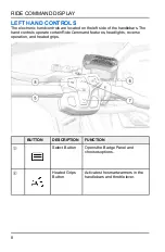 Preview for 8 page of Ride COMMAND Manual