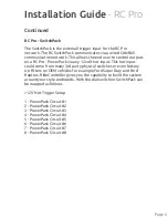 Preview for 7 page of RideController RC Pro Installation Manual