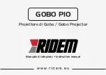 Preview for 1 page of Ridem GOBO P10 Instruction Manual