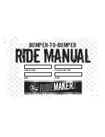 Ridemakerz RIDE Manual preview