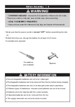 Preview for 6 page of Rider Concept KINGTOYS AUDI R8 70W Manual