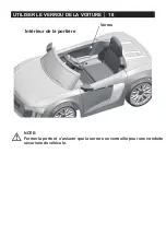 Preview for 20 page of Rider Concept KINGTOYS AUDI R8 70W Manual