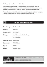 Preview for 3 page of Rider Concept KINGTOYS moto 1000GS Owner'S Manual