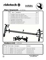 Предварительный просмотр 2 страницы Ridetech 41583000 Installation Instructions Manual