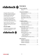 Предварительный просмотр 2 страницы Ridetech airpod Series Installation Manual & Operation Manual