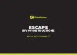 RidgeMonkey ESCAPE BIVVY XF1 Instructions Manual preview