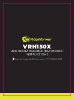 RidgeMonkey VRH150X Instructions Manual preview