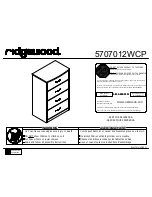 Ridgewood 5707012WCP Instructions Manual preview