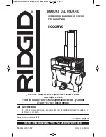 Предварительный просмотр 17 страницы RIDGID 1000RV0 Owner'S Manual