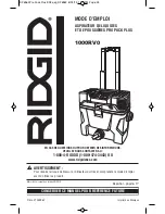 Предварительный просмотр 33 страницы RIDGID 1000RV0 Owner'S Manual