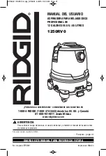 Предварительный просмотр 21 страницы RIDGID 1250RV Manual