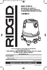 Предварительный просмотр 41 страницы RIDGID 1250RV Manual