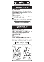 Предварительный просмотр 4 страницы RIDGID 1390M Operating Instructions Manual