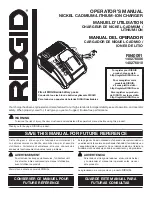 RIDGID 140276006 Operator'S Manual предпросмотр