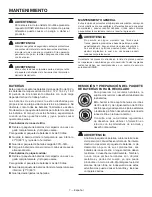 Предварительный просмотр 21 страницы RIDGID 140276006 Operator'S Manual