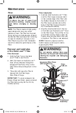 Предварительный просмотр 36 страницы RIDGID 1610RVM0 Owner'S Manual