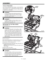 Preview for 18 page of RIDGID 205298453 Operator'S Manual