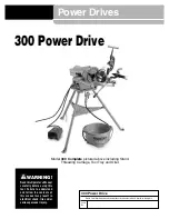 Предварительный просмотр 3 страницы RIDGID 300 Power Drive Manual