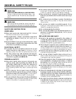 Предварительный просмотр 2 страницы RIDGID 313257505 Operator'S Manual